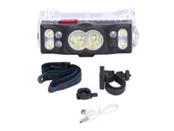 Rebe-linterna Frontal Led Mini Recargable Con Sensor Inteligente Impermeable Usb Y Indicador De Potencia Magnética