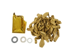 Kit De Guirnalda De Globos De Látex Natural Duradero Para Bodas, Fiestas Y Cumpleaños - Dorado