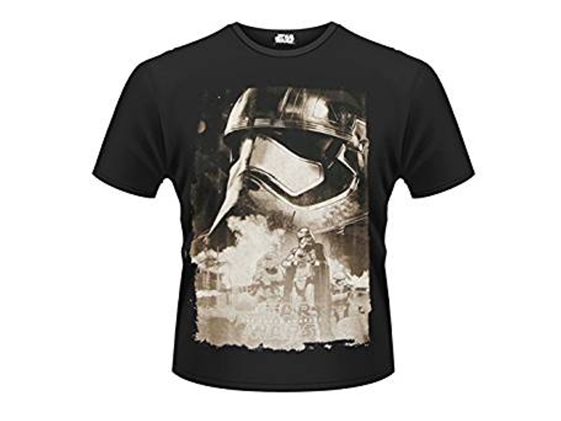 Camiseta PLASTIC HEAD Star Wars - Captain Phasma Negro (Talla: XXL)