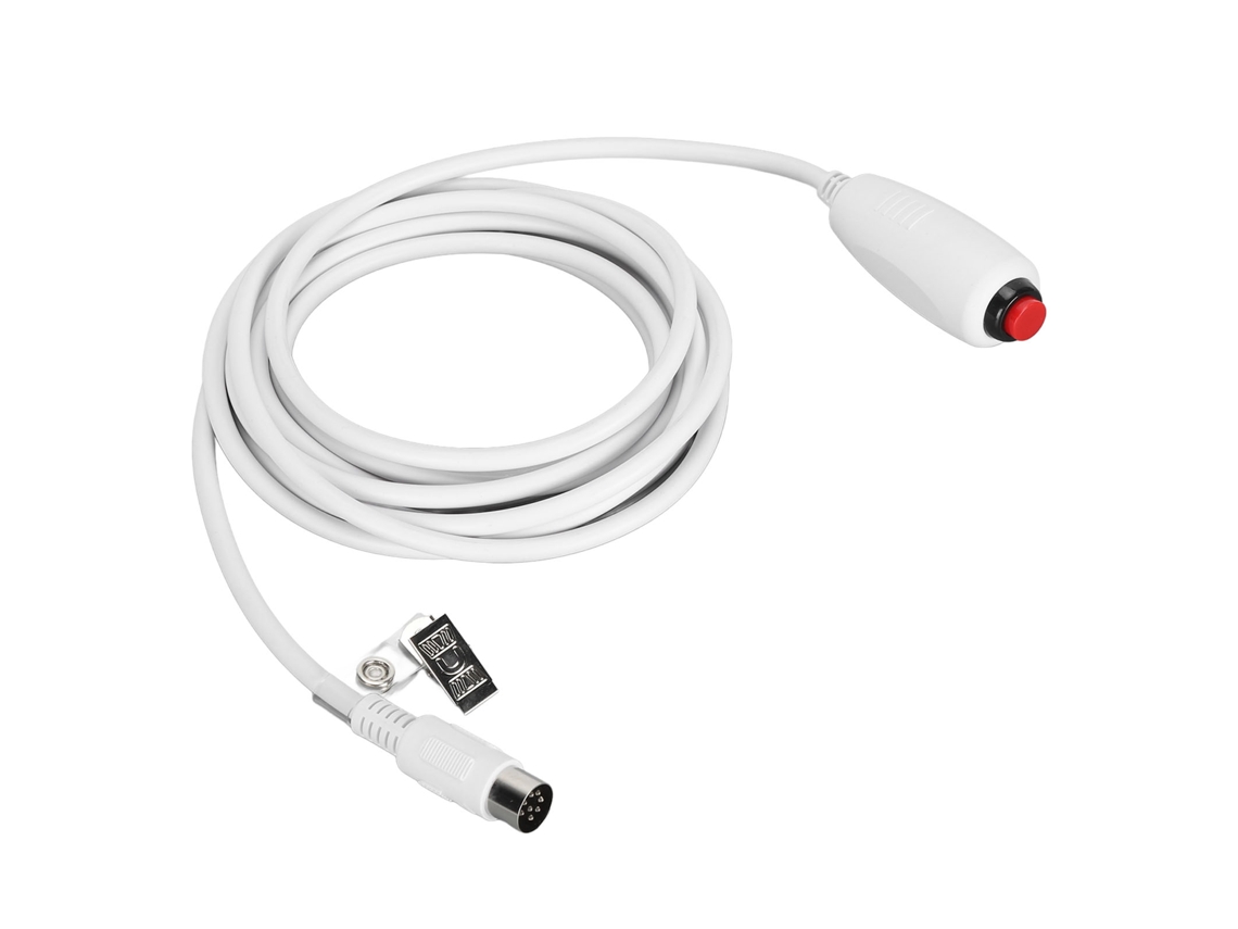 Cable De Llamada De Enfermería De Repuesto Universal Con Botón Pulsador, Cable Din De 8 Pines Grandes Con Gancho.