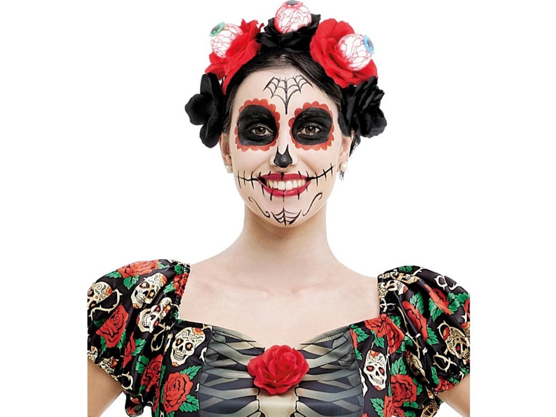 Diadema de Rosas con Ojos Sangrientos