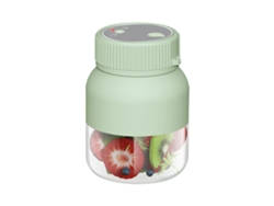 Exprimidor portátil Facpoet verde paja de gran capacidad de 800 ml