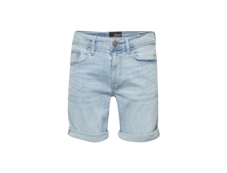 Pantalones Cortos Vaqueros para Hombre BLEND (XL - Multicolor)