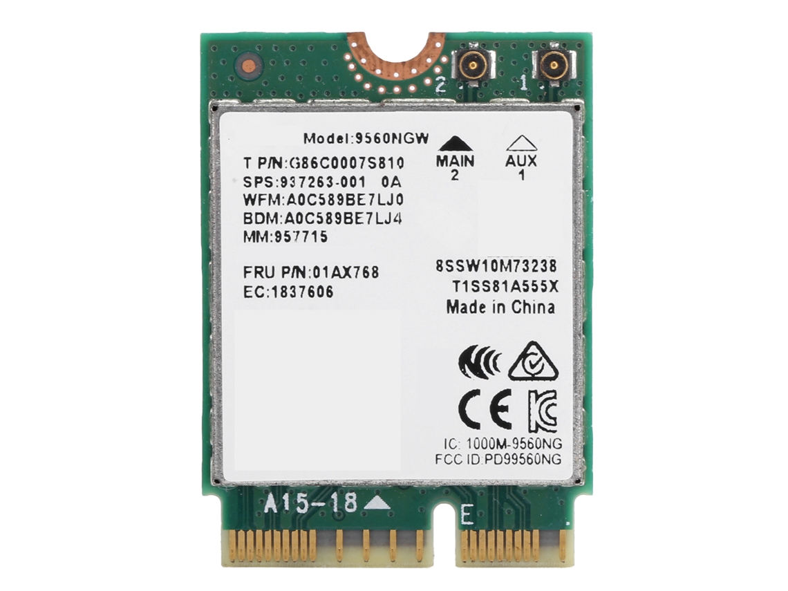 Tarjeta De Wifi De Doble Banda 9560ngw 1730mbps