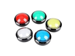 2026-botones De Arcade Iluminados 60mm Con Microinterruptor Para Máquinas Arcade Y Proyectos Diy, 5 Unidades 2024 Tian