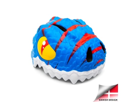 Casco de bicicleta para niños Dragón Azul CRAZY SAFETY Certificado EN1078