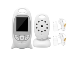 Cámara de vigilancia para bebés 2.4G, inalámbrica, con video, audio bidireccional, visión nocturna, intercomunicador, 100-240 V, enchufe de la UE