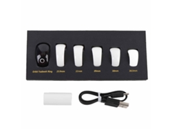 Contador Electrónico De Dedos Con Pantalla Digital Ip68, 5 Anillos Diferentes, Táctil, Portátil, Blanco.