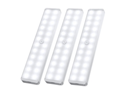 Luces LED para Gabinete, 24 LED, Recargables, Sensor de Movimiento NEVEANCE