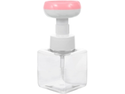 Dispensador Jabón Líquido Manos 250 Botella Plástico Blanco Bomba Cabezal Doméstico Viaje Ml Flor Rosa Uso
