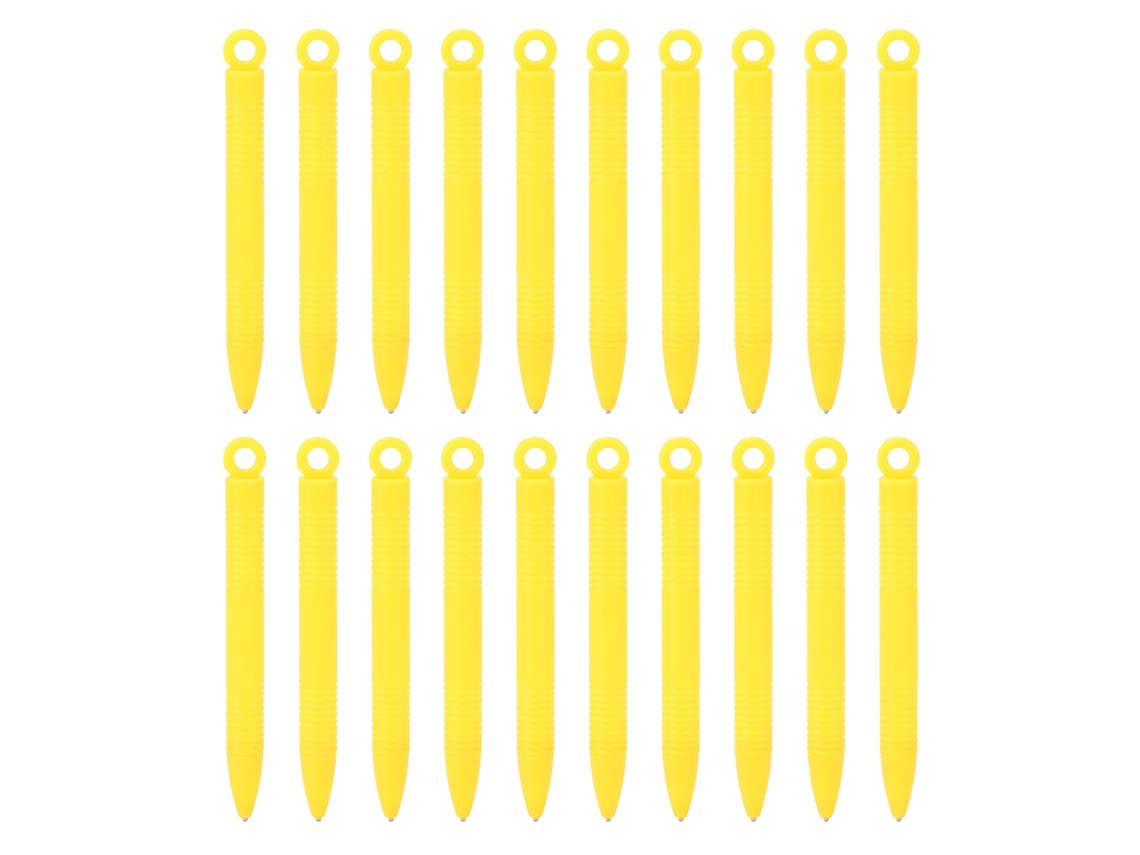 20 bolígrafos magnéticos para manicura profesional, herramienta portátil, color amarillo.