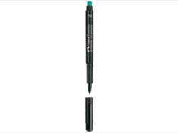Marcador FABER-CASTELL Permanente Multimark Punta Media, Negro (Punta de 1 mm)