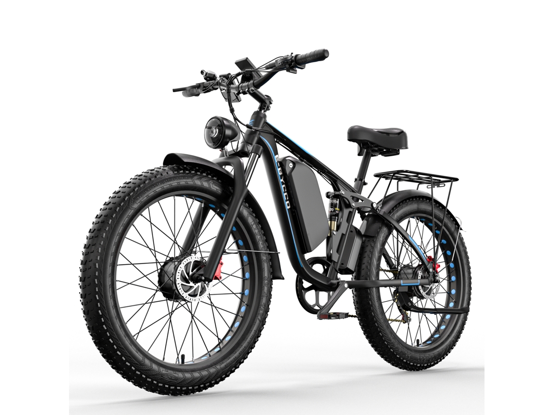 Bicicleta eléctrica E·bycco Eb7pro para adultos, motor dual de 2000 W, batería de 48 V y 23 Ah, ruedas de 26".