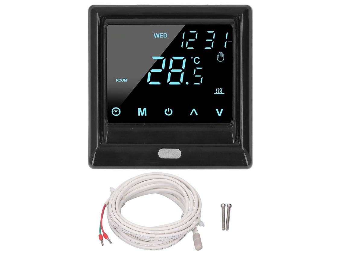 Termostato Inteligente Lcd Táctil Con Bluetooth Y Control Remoto App Ac85v-250v
