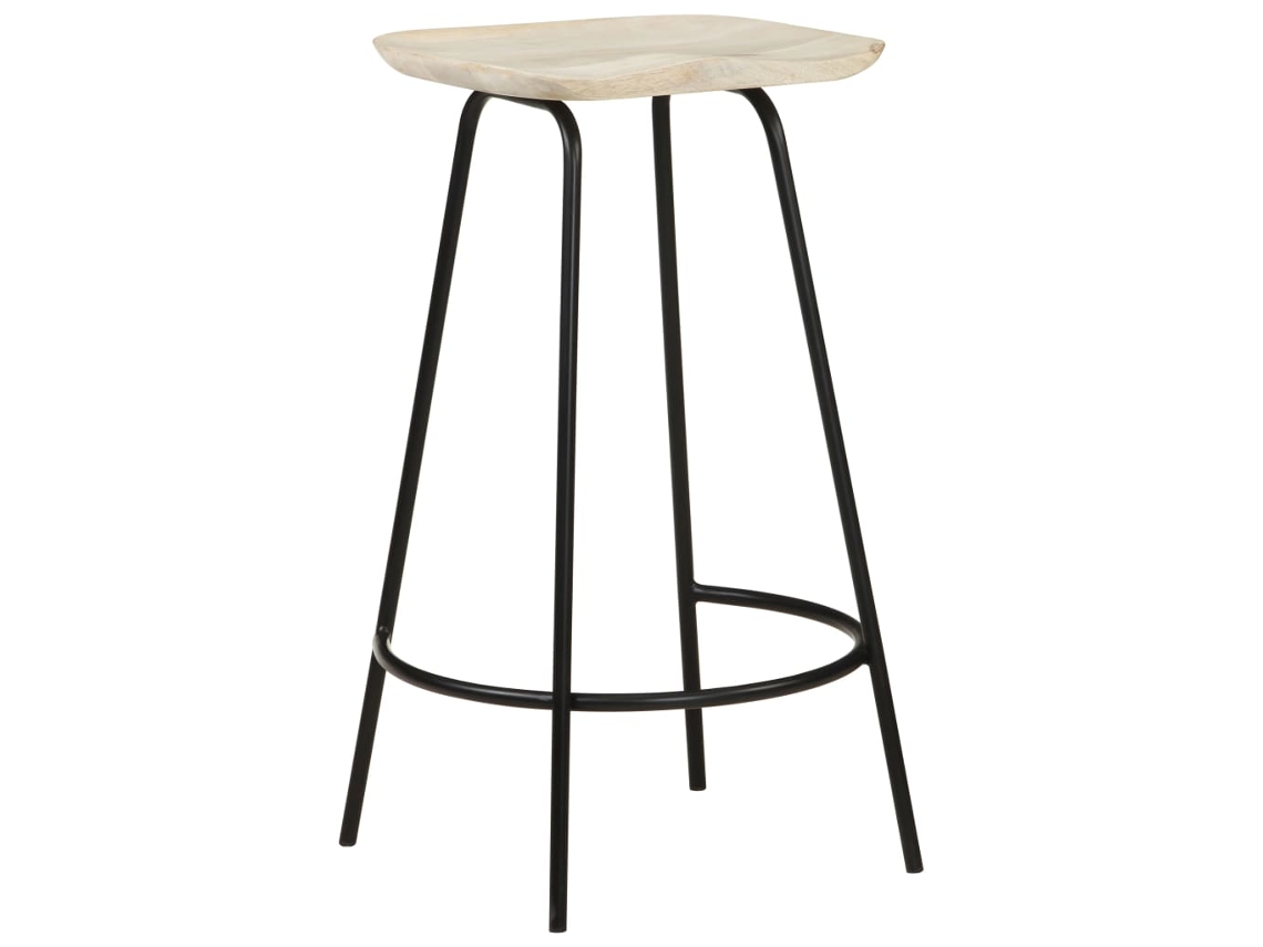 Maison Exclusive - Taburetes De Cocina 4 Unidades Madera Maciza De Mango