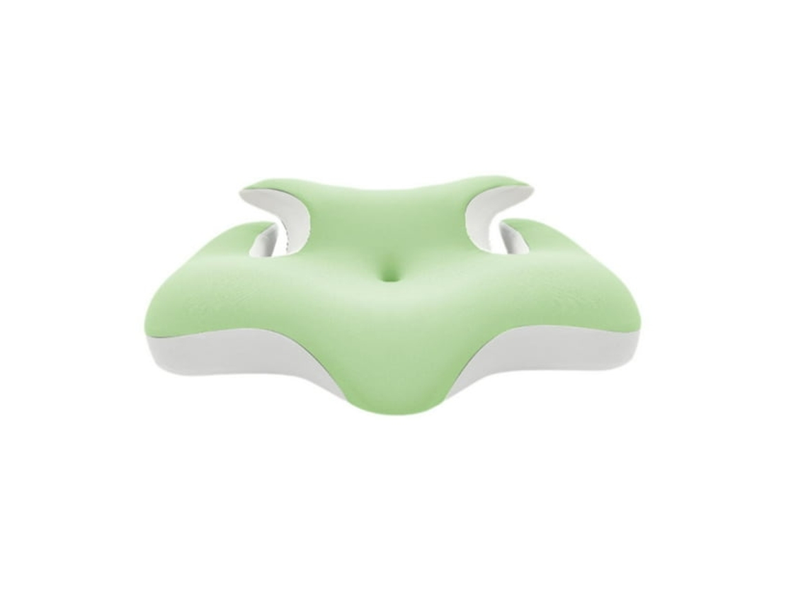 Almohada De Espuma Viscoelástica Para El Cuello, Almohada Ortopédica Ergonómica, Almohada De Soporte De Seda Helada, Verde Gertiz