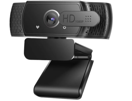 Cámara web 1080P Cámara web para computadora Cámara de video con micrófono para PC, computadora portátil, computadora de escritorio, cámara web USB...
