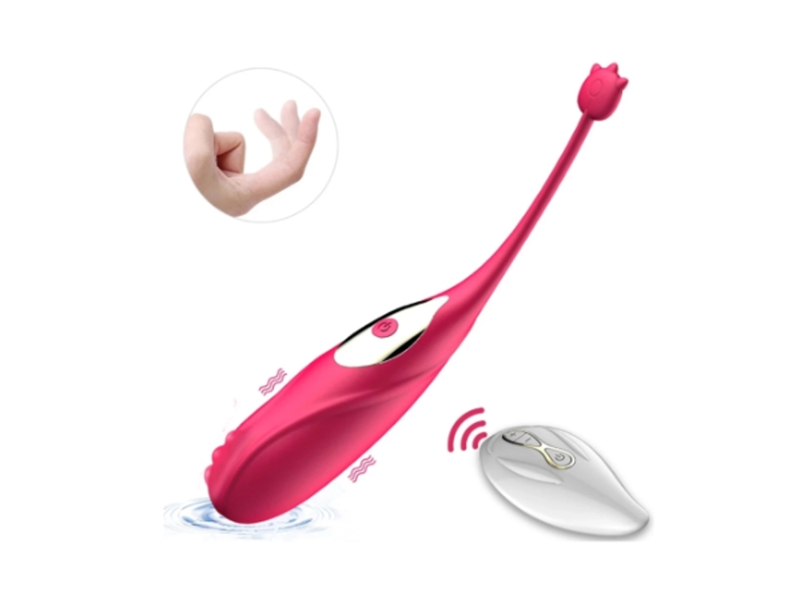 YEMAESRE Vibrador Cr0415Wqh11 Rojo Mando a Distancia YEMAESRE