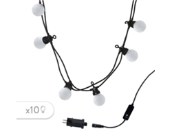 Cadena de luz LED LUMISKY Party Milky 10 (1W - Goma)