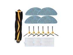 Para Alfawise V8s Pro E30b: cepillo principal, rodillo, cepillo lateral, filtro HEPA, paños de limpieza, aspiradora, repuestos