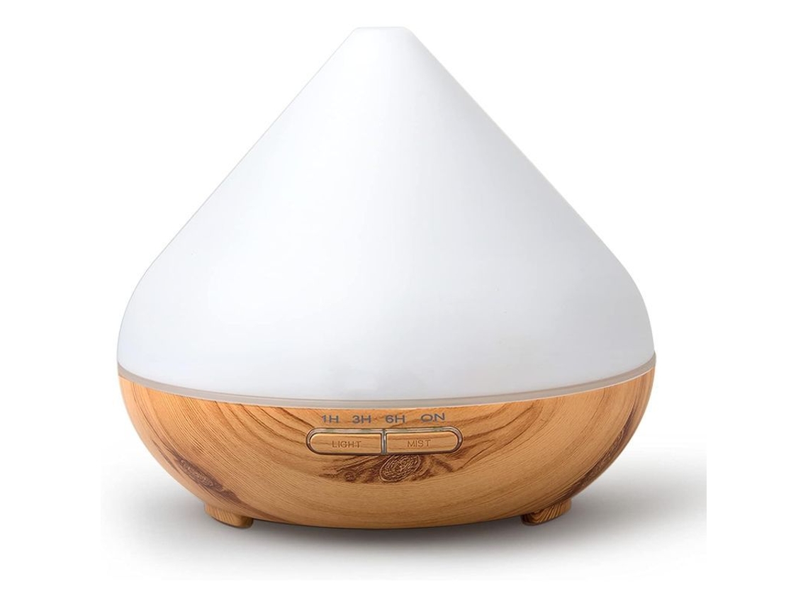 Difusor De Aceites Esenciales De 300 Ml Con 7 Luces Ambientales Y Humidificador Para La Habitación Del Bebé.