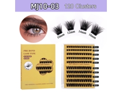 Kit De Pestañas Postizas Segmentadas: Naturales Y Sin Pegamento, Con Longitudes De 10 Mm A 16 Mm.
