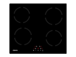 Placa de Inducción CIARRA CD4BIH-A (Eléctrica - 59 cm - 6000 W - Negro)