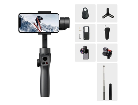 Estabilizador de Gimbal SLOWMOOSE Portátil Foco y Zoom para Smartphone
