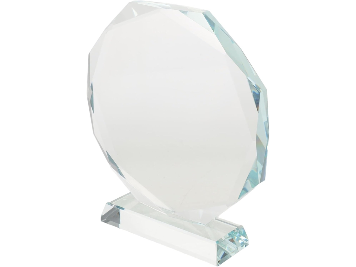Trofeo de cristal octogonal