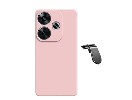 Funda Carro Proteção Traseira para Xiaomi Xiaomi Poco F6 GIFT4ME Silicona Rosa