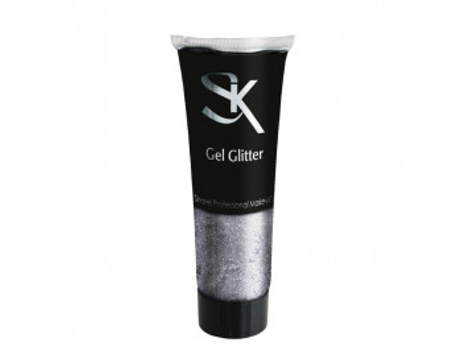 Pintura Facial DYMCO Tubo de Gel Glitter 30 ml Plata