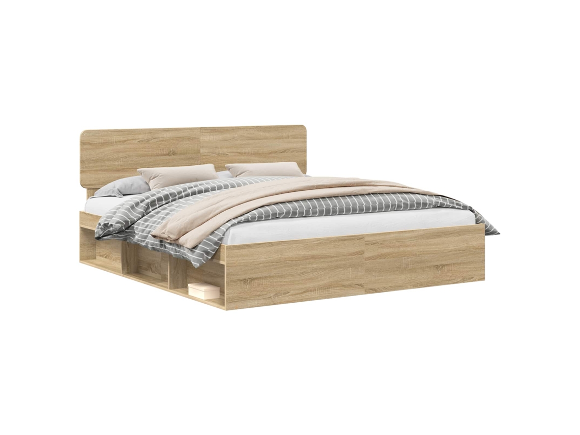 Maison Exclusive - Estructura De Cama Sonoma 200 X 200 Cm Madera De Pino Macizo