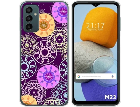 Carcasa para Samsung Galaxy M23 5G TUMUNDOSMARTPHONE Dibujos Radial Multicolor