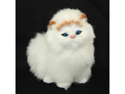 Peluche De Gato Simulado Con Sonido De Maullido Para Niños, Adorable Juguete De Mascota Para Mayores De 6 Años.