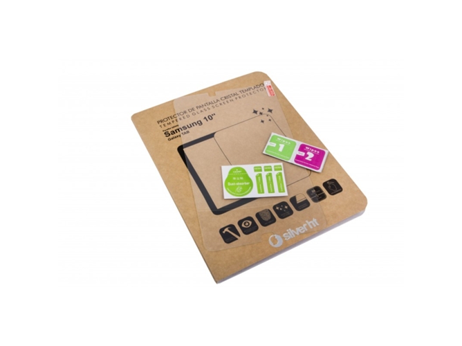 Protector de Pantalla Tablet SILVERHT TAB (Samsung Galaxy Tab - 10.1'' - Cristal templado)