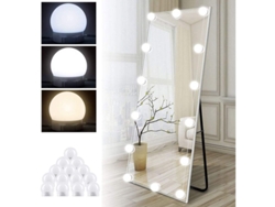 Kit De Iluminación Para Espejo De Maquillaje Con 14 Bombillas, Led Hollywood Regulable, Usb Con Interruptor Y Cableado.