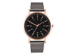 Reloj De Moda Para Hombre Y Mujer Con Correa De Malla, Esfera Redonda Y Movimiento De Cuarzo, Ideal Para Parejas.