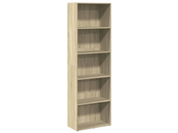 Estantería exclusiva de madera de roble Sonoma Maison, 60 x 30 x 189 cm