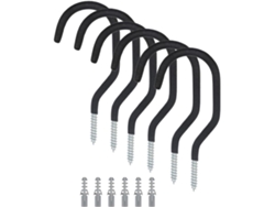 Soportes Bicicletas Techo Juego 6 Garaje Correas
