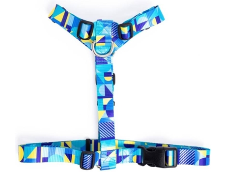Arnés para Perros BECKY DOG APPAREL Barcelona (Multicolor - 42-69 cm (Beagle, French Bulldog, Cocker Spaniel) - Poliéster - Mediano)