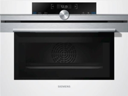Horno Micro ondas SIEMENS CM633GBW1 (45 L - 59.4 cm - Hidrolítico - Blanco)