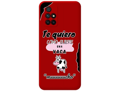 Carcasa Xiaomi Redmi 10 TUMUNDOSMARTPHONE Silicona Líquida Dibujos Rojo