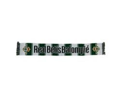 Bufanda Real Betis verde con rayas de rombos 81114