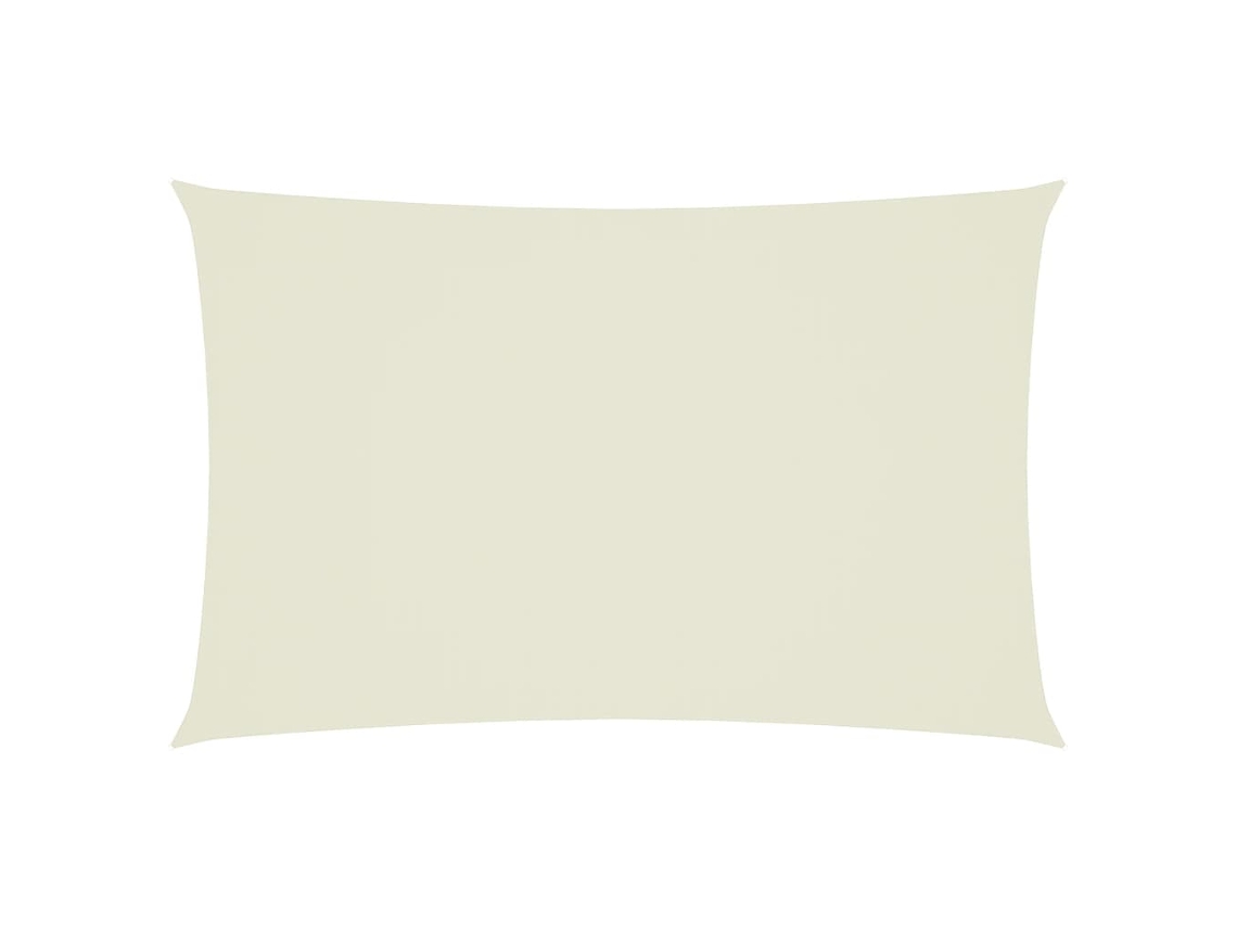 Maison Exclusive - Toldo De Vela Rectangular Tela Oxford Color Crema 2,5x5 M