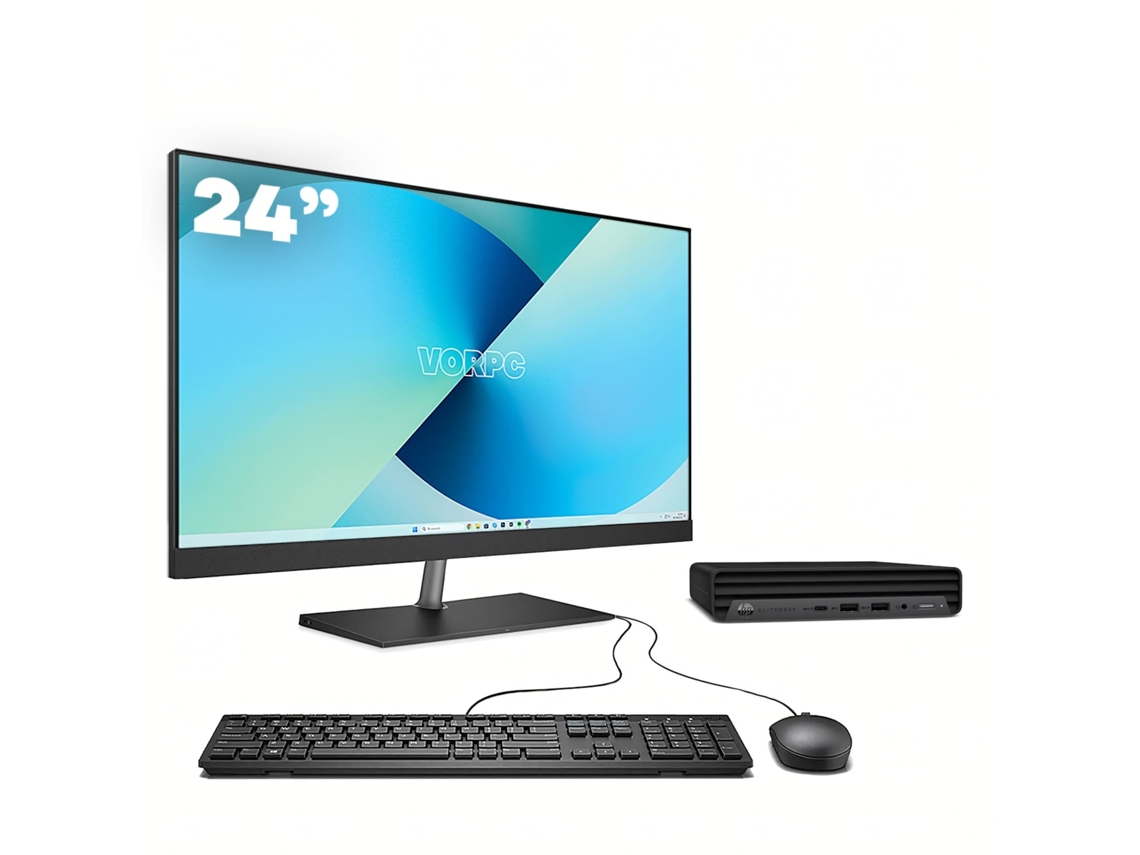 Mini PC HP 800 G6 / I5-10500t / 16 GB DDR4 512 GB SSD Windows 11 Pack 24 (reacondicionado como nuevo)