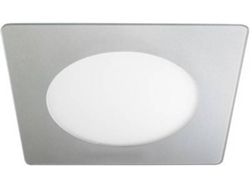 Lámpara de Techo Empotrado CRISTALRECORD Novo Lux (Gris - LED - 12 W - Cristal)