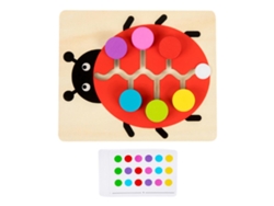 Rompecabezas deslizante colorido, juego de mesa Ladybug Slowmoose