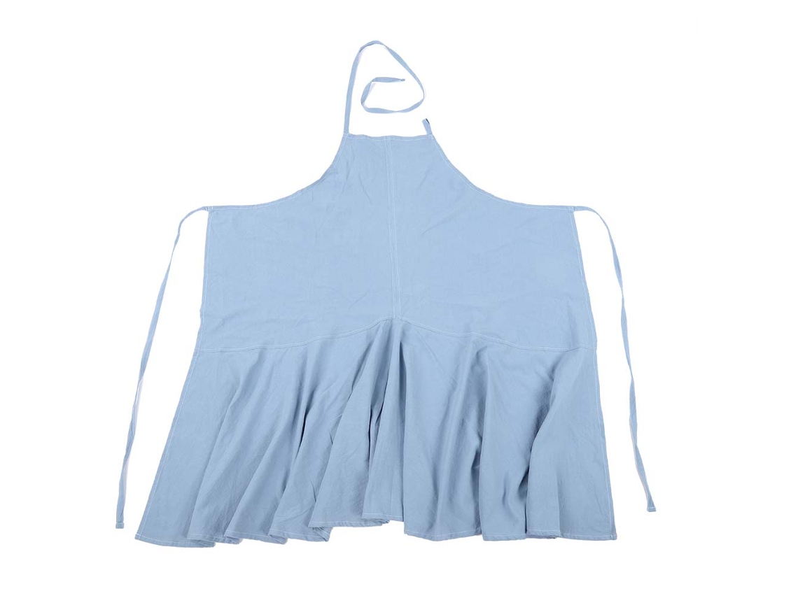 Delantal De Algodón Y Lino Para Mujer, Ideal Para Tareas Del Hogar, Repostería O Floristería (azul)