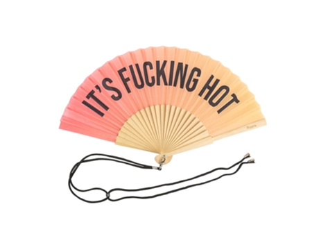 Abanico - FISURA - Abanico original con mensaje “f*cking hot”