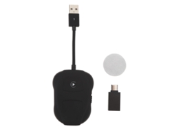 Adaptador Sem Fio Para Carplay E Android Auto 2.4ghz 5ghz Plug And Play Usb C 2 Em 1 Conversor Fio Para Sem Fio Carro Preto